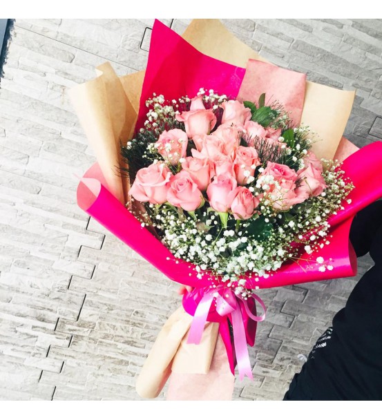 Pembe Gül Buketi